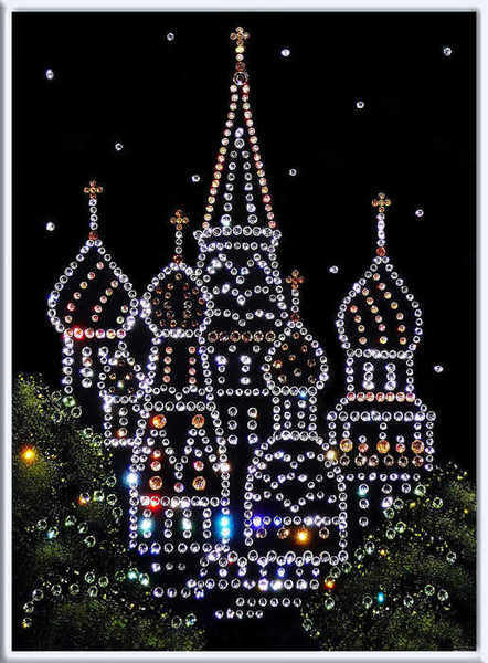 Покровский собор: картина из кристаллов