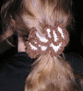 резинка для волос: вязание крючком