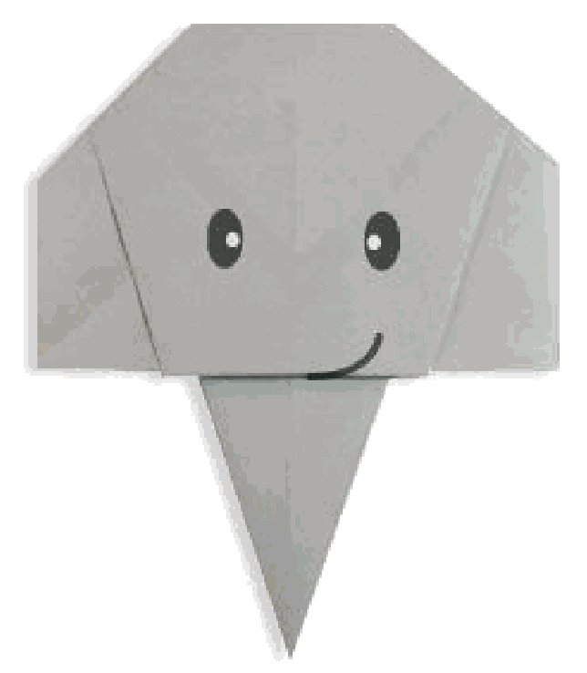 оригами слон